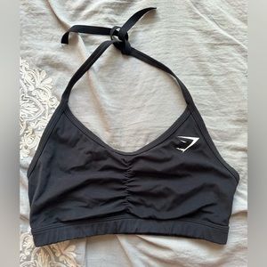 Gymshark Ruched Sports Bra Black